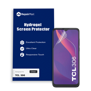TCL 306 Compatible Premium Hydrogel Screen Protector With Full Coverage Ultra HD